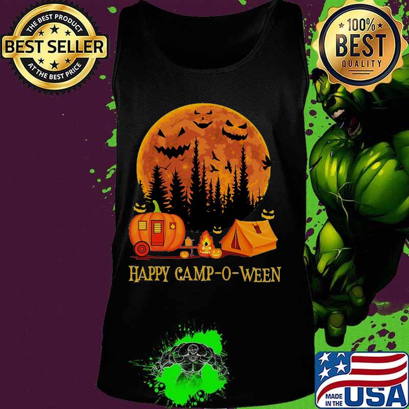 Happy Camp-o-ween Funny Camping Halloween s Tank top Happy Camp-o-ween Funny Camping Halloween s Tank top