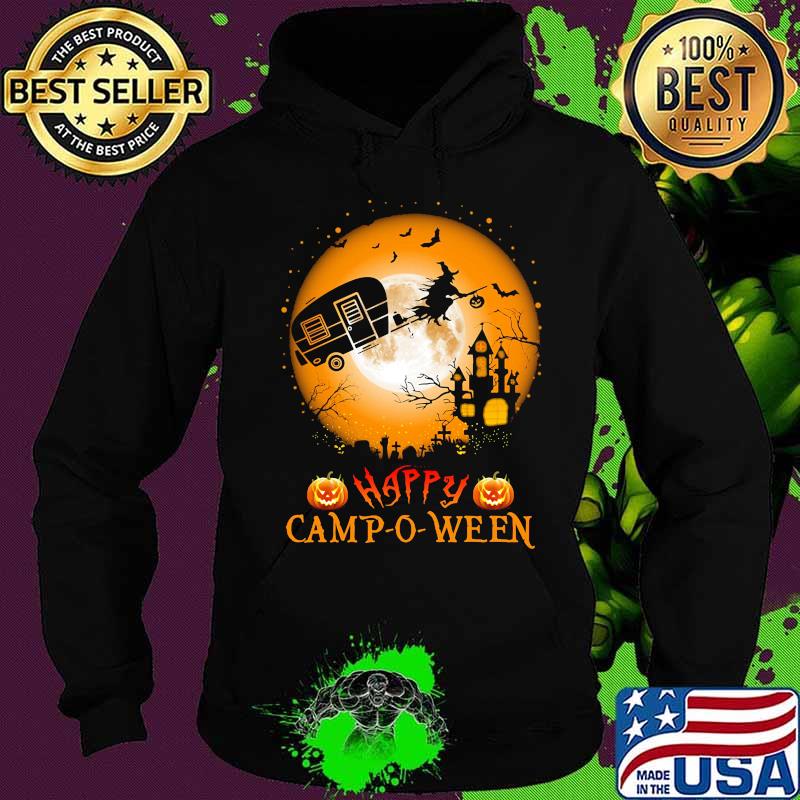 Happy camp-o-ween Halloween Camping Witch s Hoodie Happy camp-o-ween Halloween Camping Witch s Hoodie