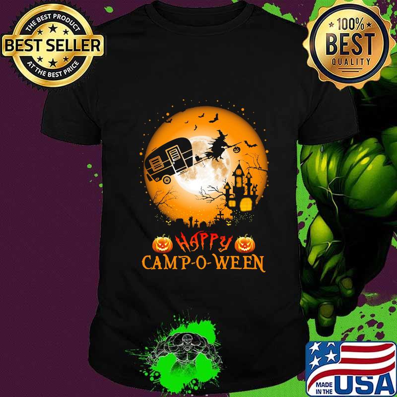 Happy camp-o-ween Halloween Camping Witch shirt Happy camp-o-ween Halloween Camping Witch shirt