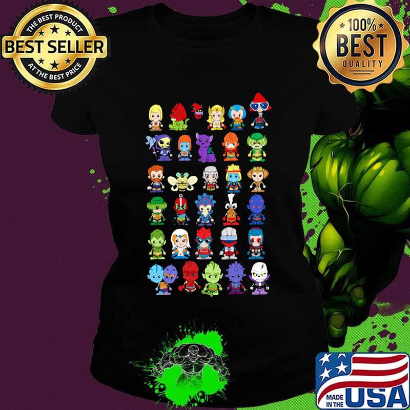 Happy halloween characters cartoon s Ladies tee Happy halloween characters cartoon s Ladies tee