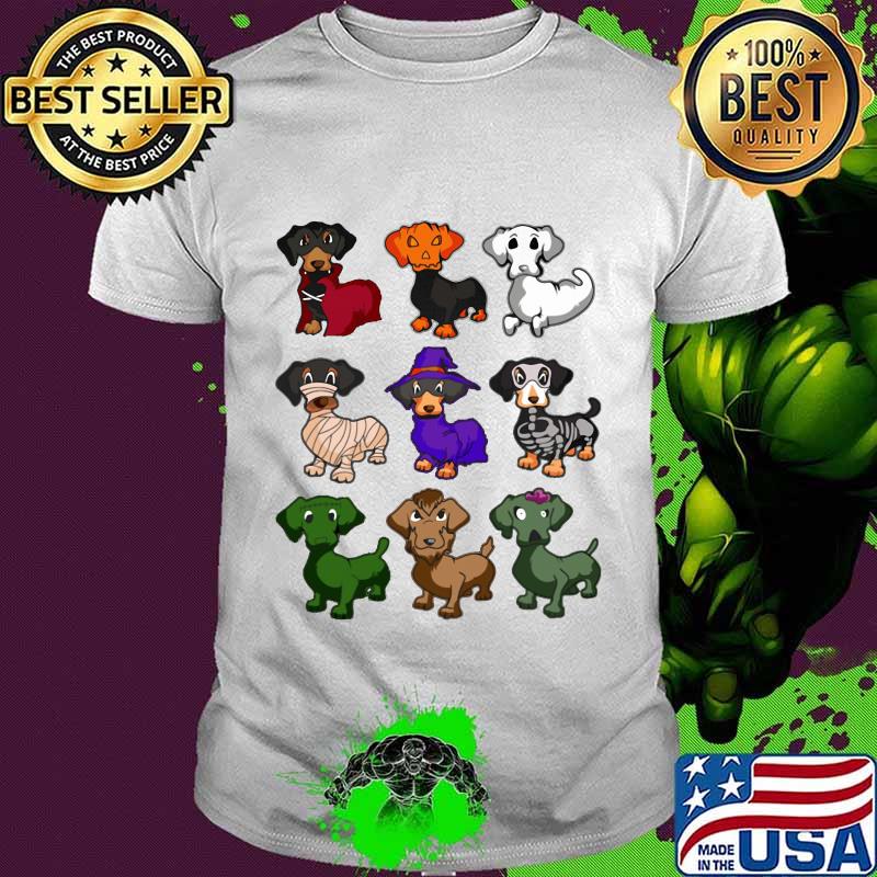 Happy halloween dachshund dog shirt Happy halloween dachshund dog shirt