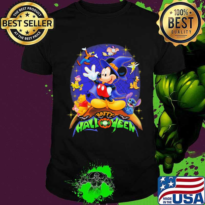 Happy halloween mickey mouse witch shirt