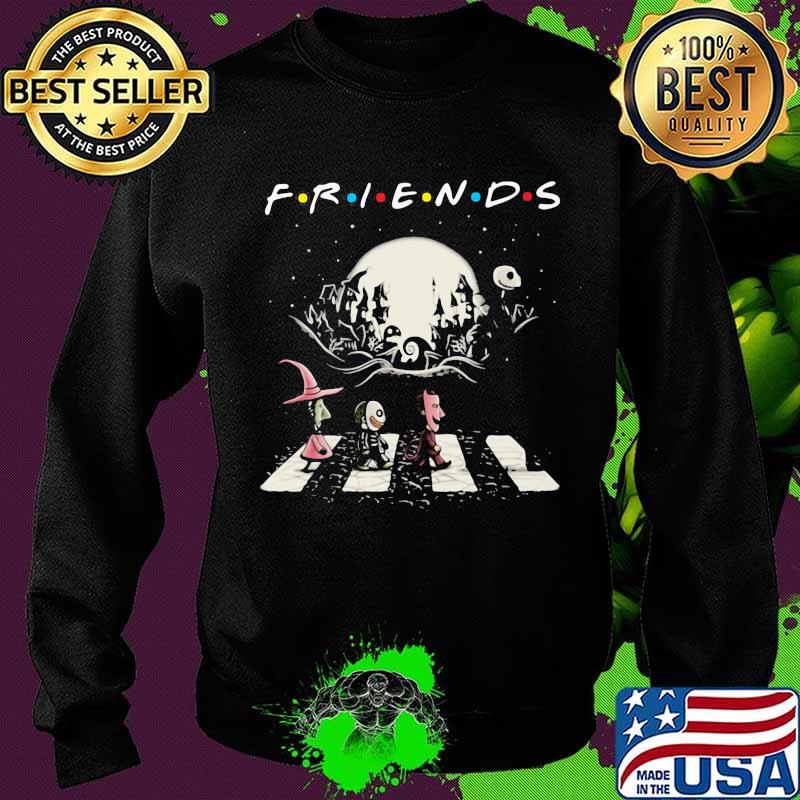 Happy halloween nightmare characters crossing the line friends s Sweater Happy halloween nightmare characters crossing the line friends s Sweater