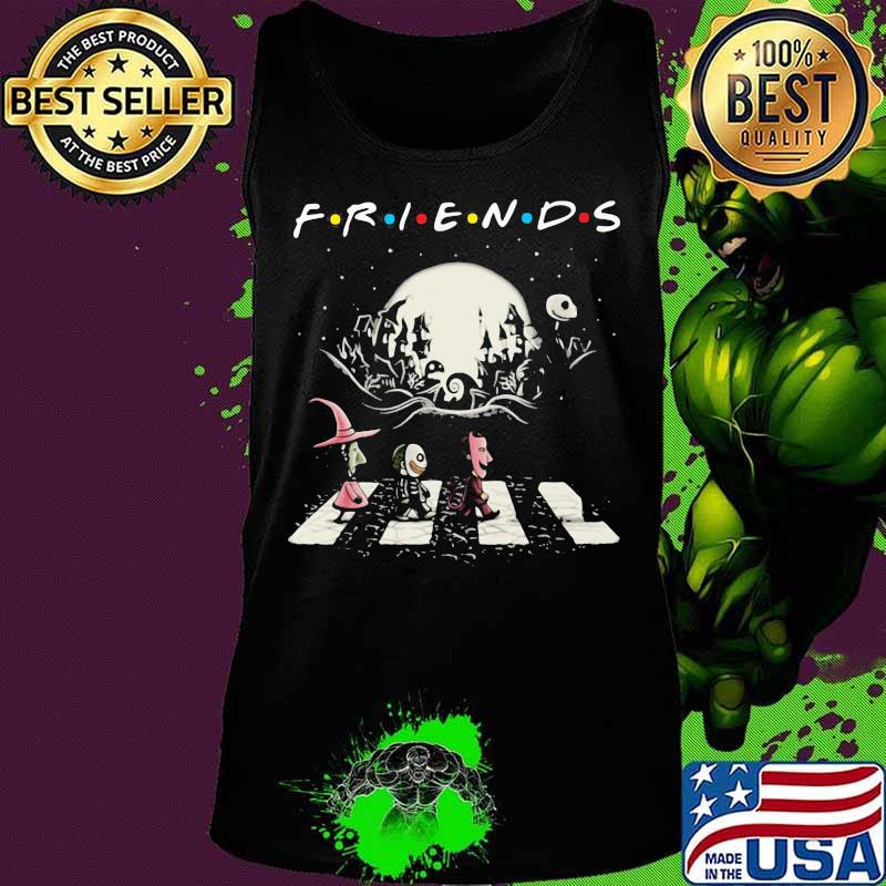 Happy halloween nightmare characters crossing the line friends s Tank top Happy halloween nightmare characters crossing the line friends s Tank top