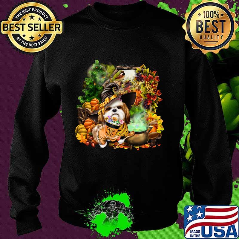 Happy halloween yorkie witch trick or treat s Sweater Happy halloween yorkie witch trick or treat s Sweater