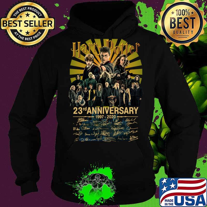 Harry potter 23rd anniversary 1997 2020 signatures s Hoodie Harry potter 23rd anniversary 1997 2020 signatures s Hoodie