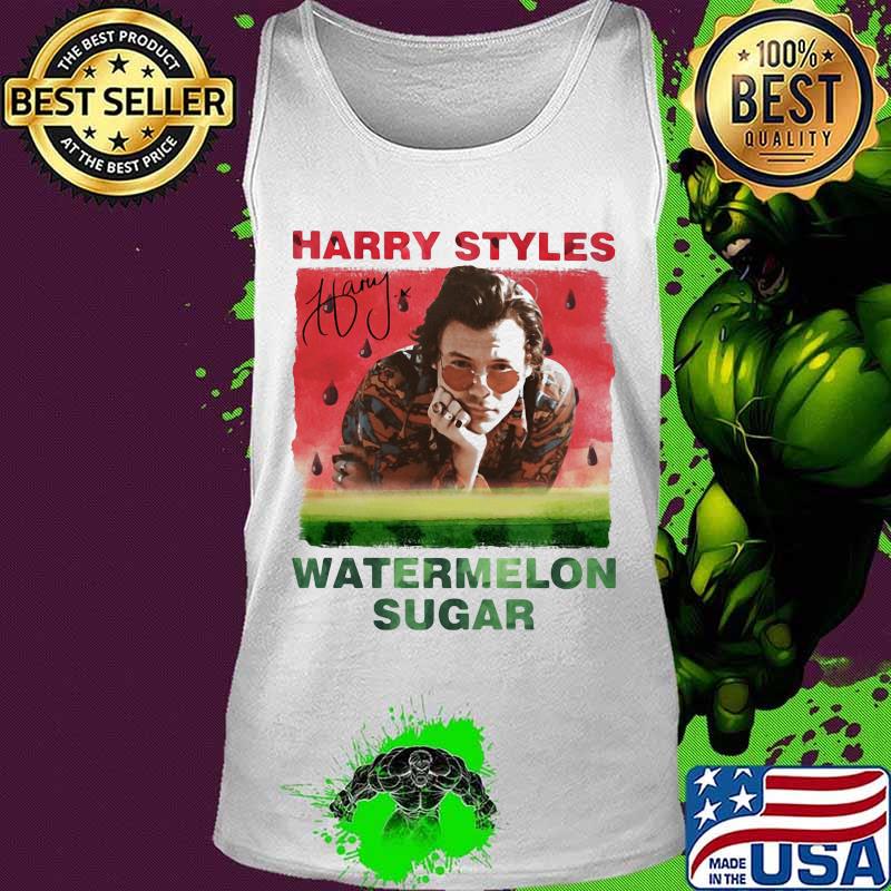 Harry styles watermelon sugar signature s Tank top Harry styles watermelon sugar signature s Tank top
