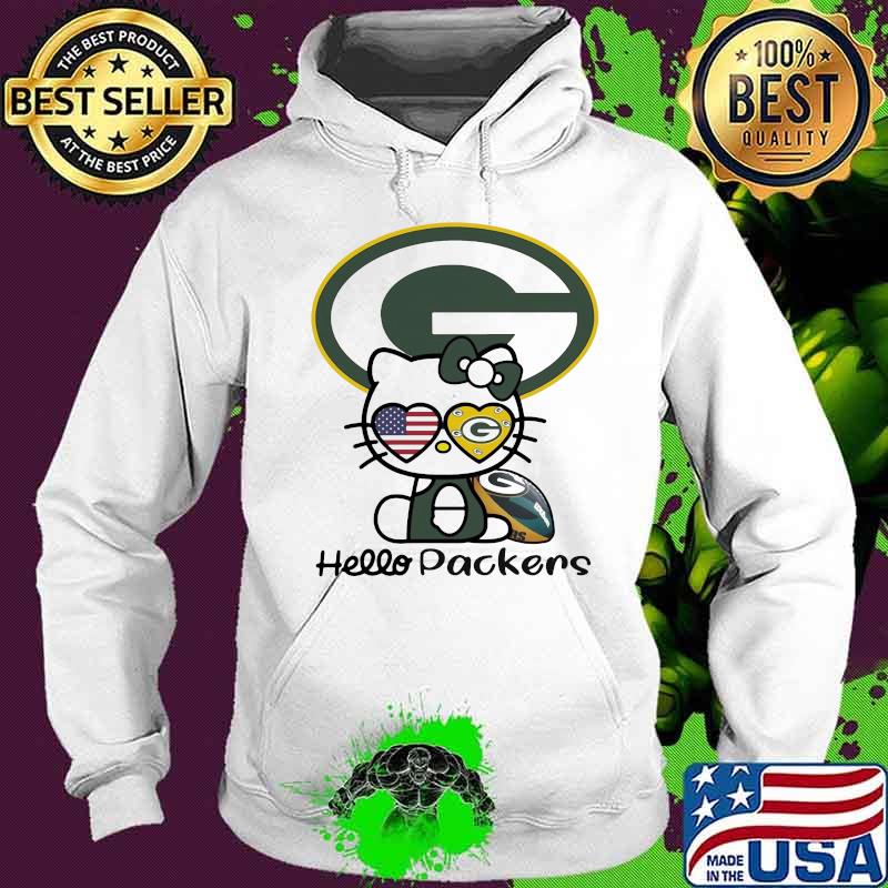 Hello kitty green bay packers football logo s Hoodie Hello kitty green bay packers football logo s Hoodie