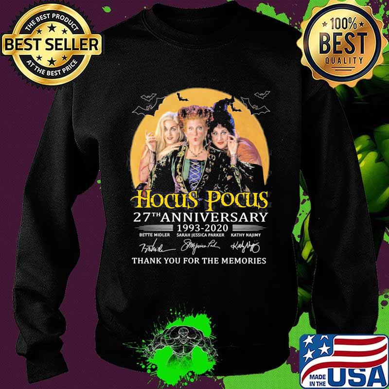 Hocus pocus 27th anniversary 1993 2020 thank you for the memories signatures s Sweater Hocus pocus 27th anniversary 1993 2020 thank you for the memories signatures s Sweater