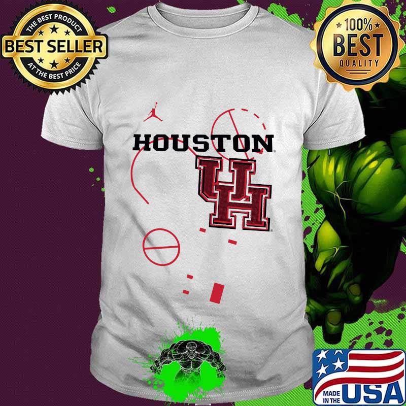 Houston cougars basketball logo shirt