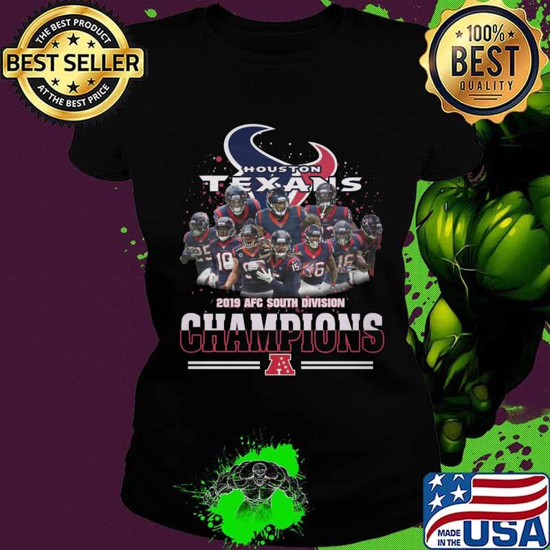 Houston texans 2019 afc south division champions s Ladies tee Houston texans 2019 afc south division champions s Ladies tee