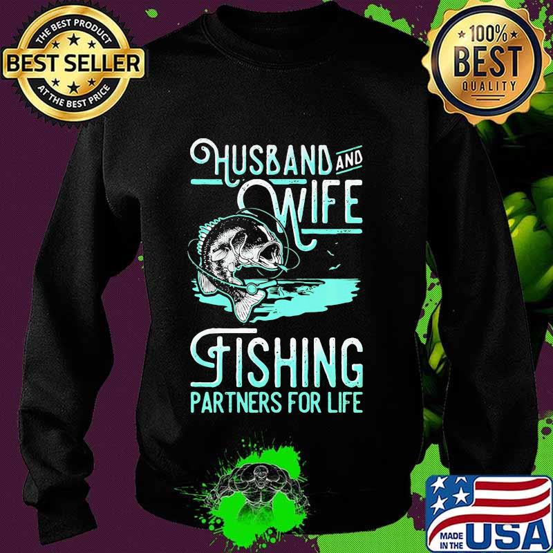 Husband and wife fishing partners for life black s Sweater Husband and wife fishing partners for life black s Sweater
