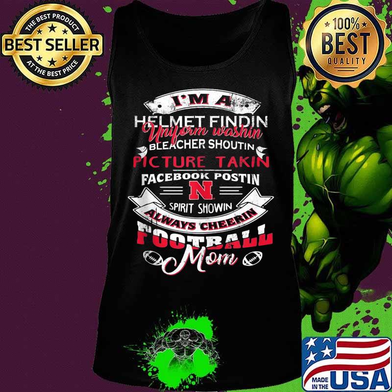 I'm a helmet finding uniform washin bleacher shoutin picture takin facebook postin spirit shown always cheer football mom s Tank top I'm a helmet finding uniform washin bleacher shoutin picture takin facebook postin spirit shown always cheer football mom s Tank top