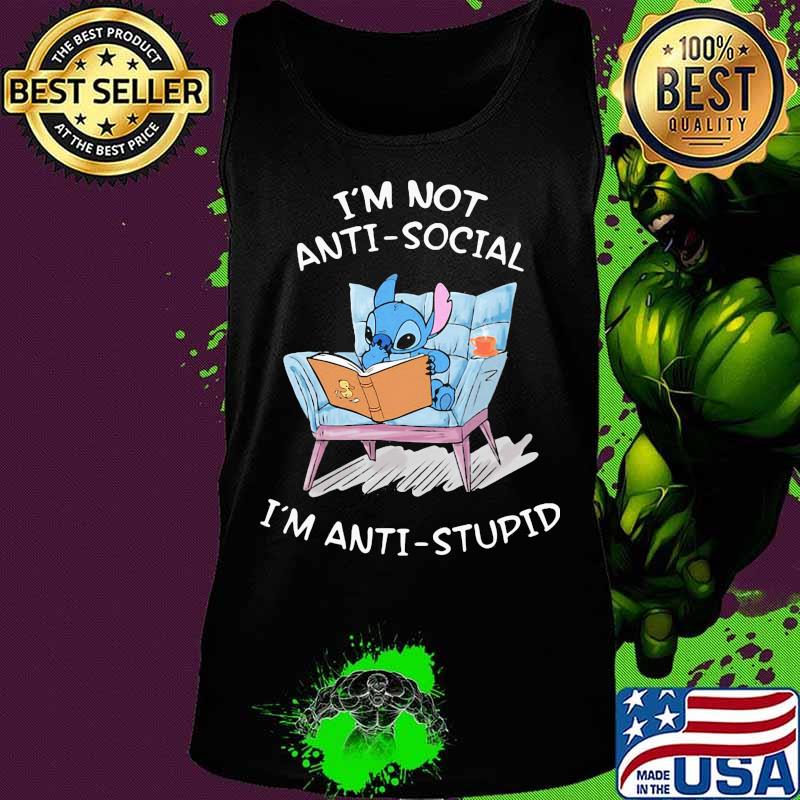 I'm not antisocial i'm anti stupid mouse s Tank top I'm not antisocial i'm anti stupid mouse s Tank top