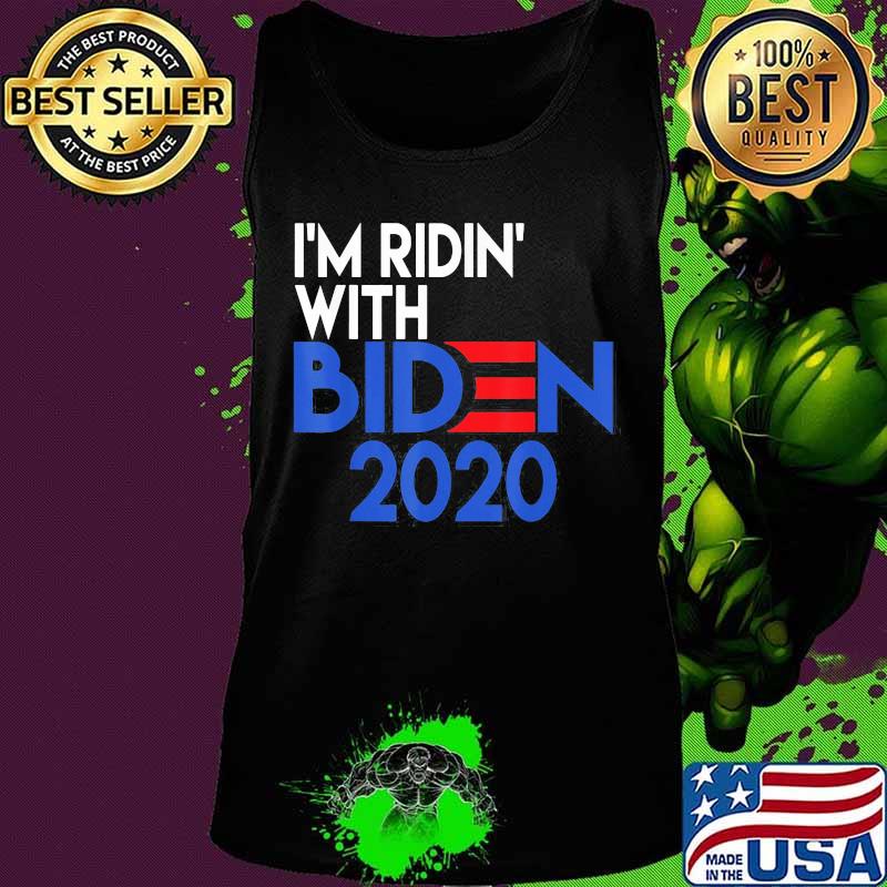 I_M RIDIN WITH BIDEN 2020 AMERICAN FALG SHIRT Tank top I_M RIDIN WITH BIDEN 2020 AMERICAN FALG SHIRT Tank top