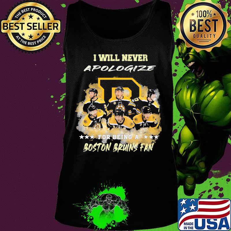 I will never apologize for being a boston bruins fan stars s Tank top I will never apologize for being a boston bruins fan stars s Tank top