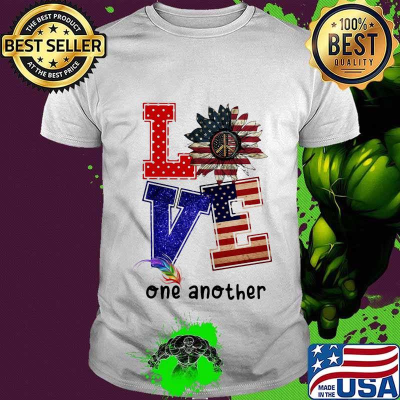 Independence day sunflower love feather one another shirt