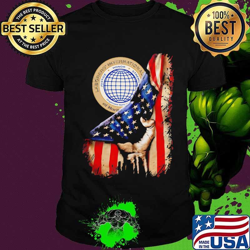 International union of north america american flag independence day shirt