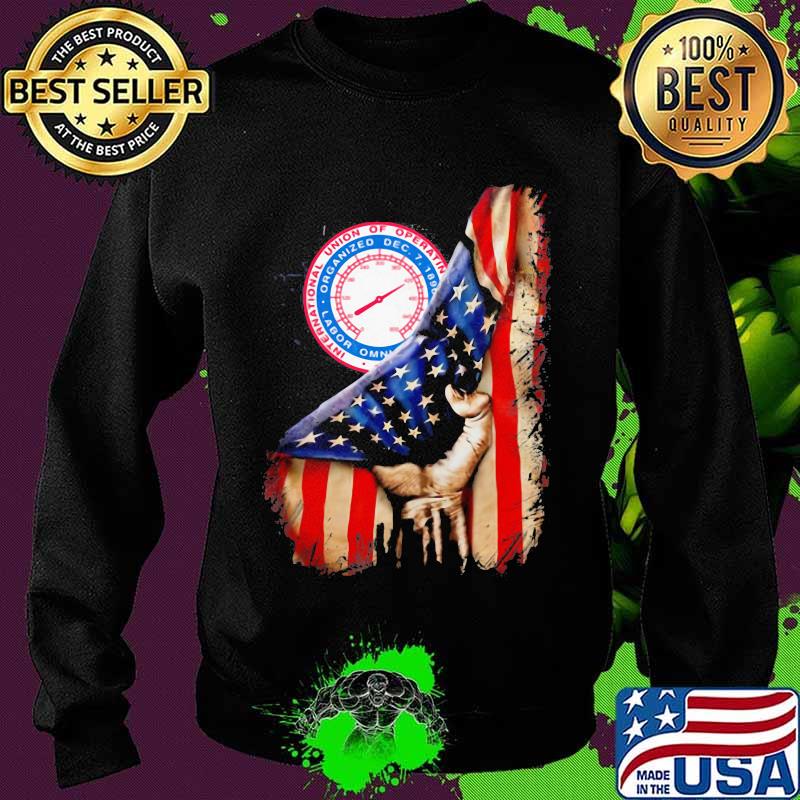 International union of operating engineers american flag independence day s Sweater International union of operating engineers american flag independence day s Sweater