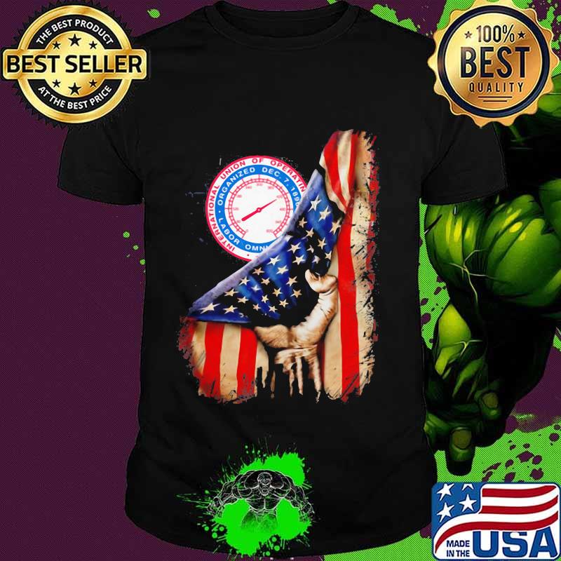 International union of operating engineers american flag independence day shirt