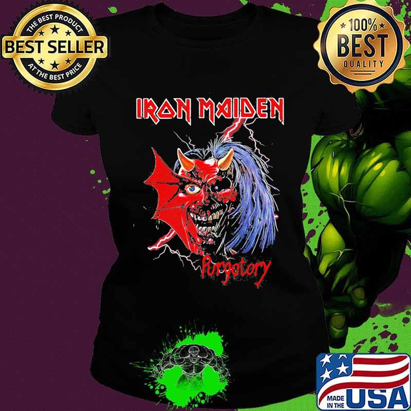 Iron maiden band purgatory satan s Ladies tee Iron maiden band purgatory satan s Ladies tee