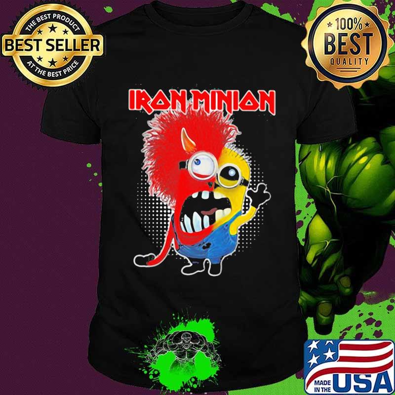 Iron maiden band satan minion shirt Iron maiden band satan minion shirt