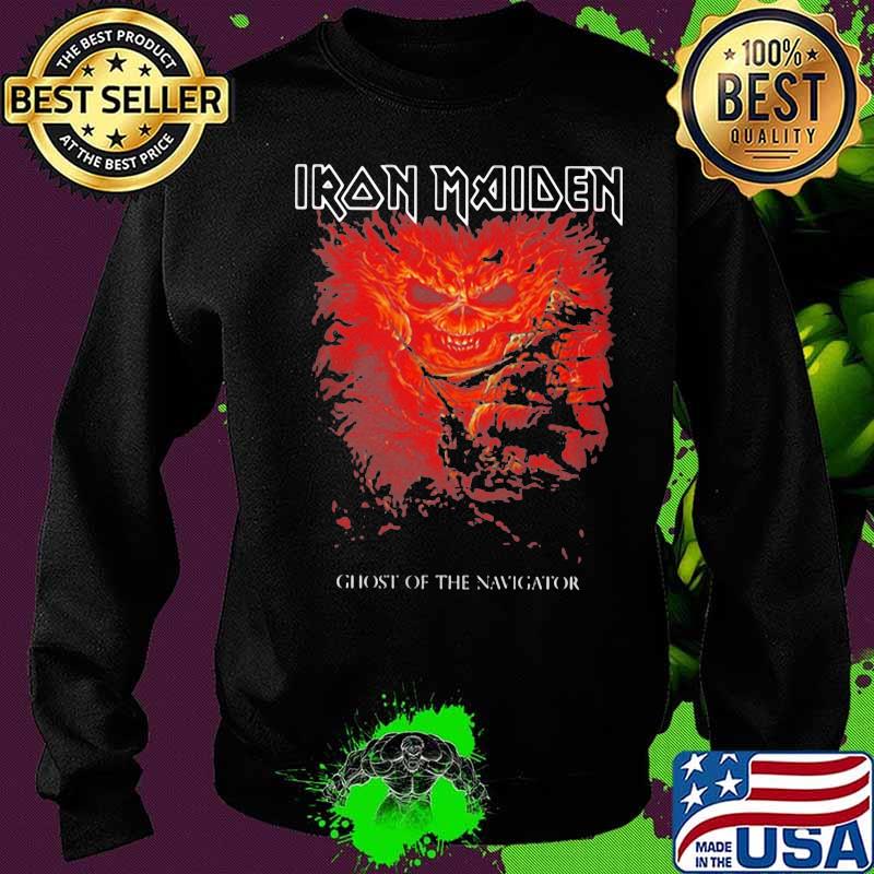 Iron maiden band skeleton ghost of the navigator s Sweater Iron maiden band skeleton ghost of the navigator s Sweater