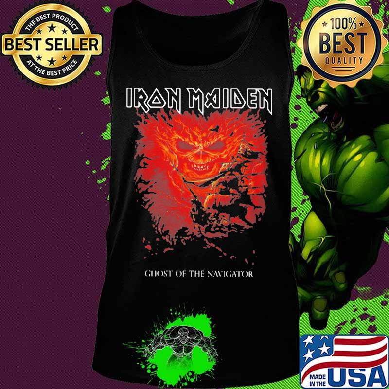 Iron maiden band skeleton ghost of the navigator s Tank top Iron maiden band skeleton ghost of the navigator s Tank top