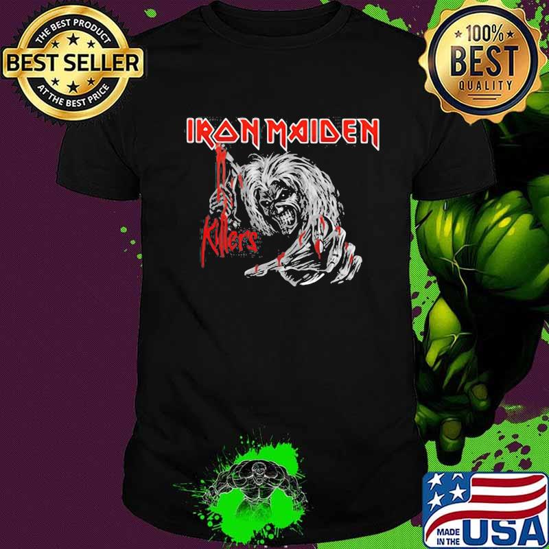Iron maiden band skeleton killers shirt