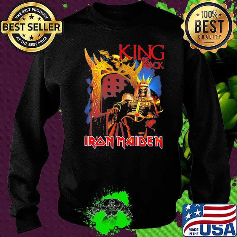 Iron maiden band skeleton king of rock s Sweater Iron maiden band skeleton king of rock s Sweater