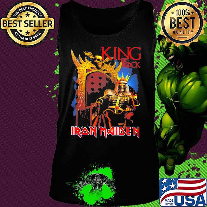 Iron maiden band skeleton king of rock s Tank top Iron maiden band skeleton king of rock s Tank top