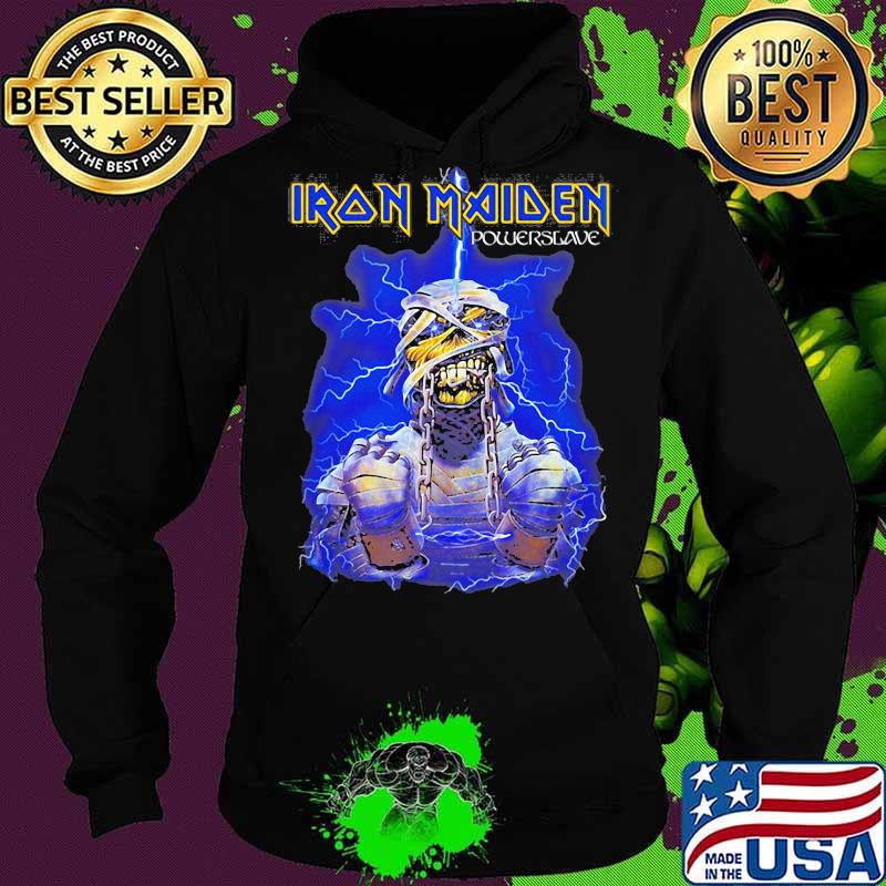 Iron maiden band skeleton powersgave lightning s Hoodie Iron maiden band skeleton powersgave lightning s Hoodie