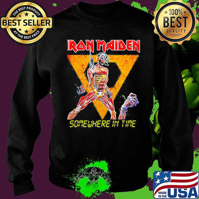 Iron maiden band skeleton somewhere in time s Sweater Iron maiden band skeleton somewhere in time s Sweater