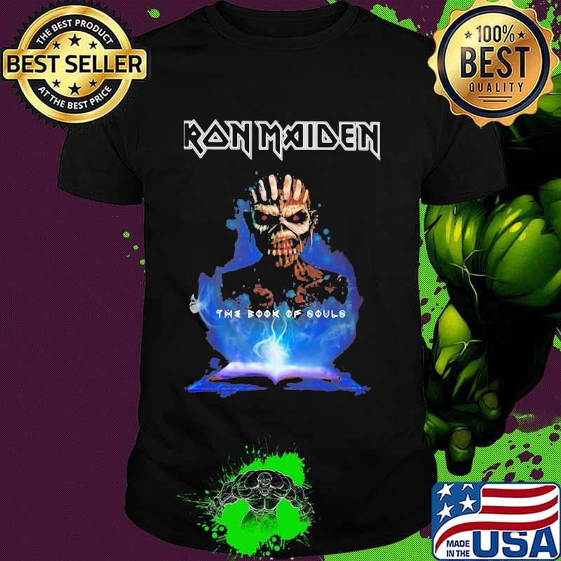 Iron maiden band skeleton the book of souls shirt