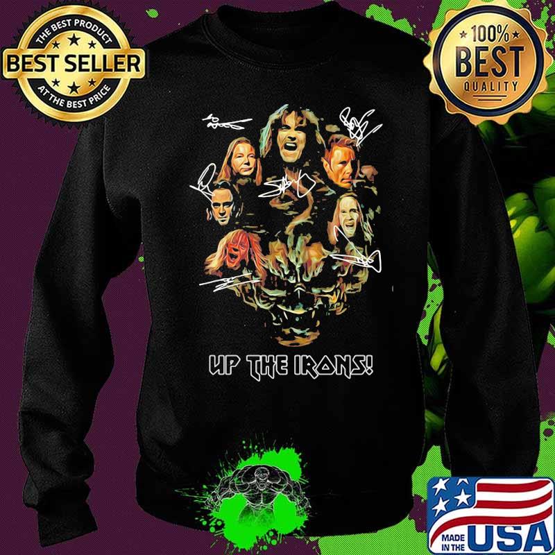 Iron maiden band up the irons signatures s Sweater Iron maiden band up the irons signatures s Sweater