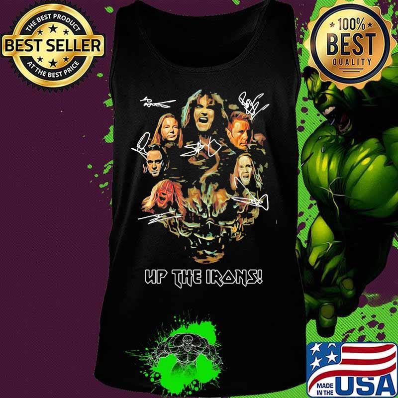 Iron maiden band up the irons signatures s Tank top Iron maiden band up the irons signatures s Tank top