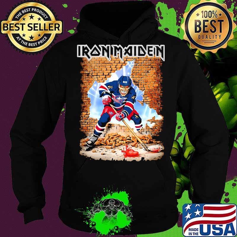 Iron maiden skeleton columbus blue jackets player hockey snow s Hoodie Iron maiden skeleton columbus blue jackets player hockey snow s Hoodie