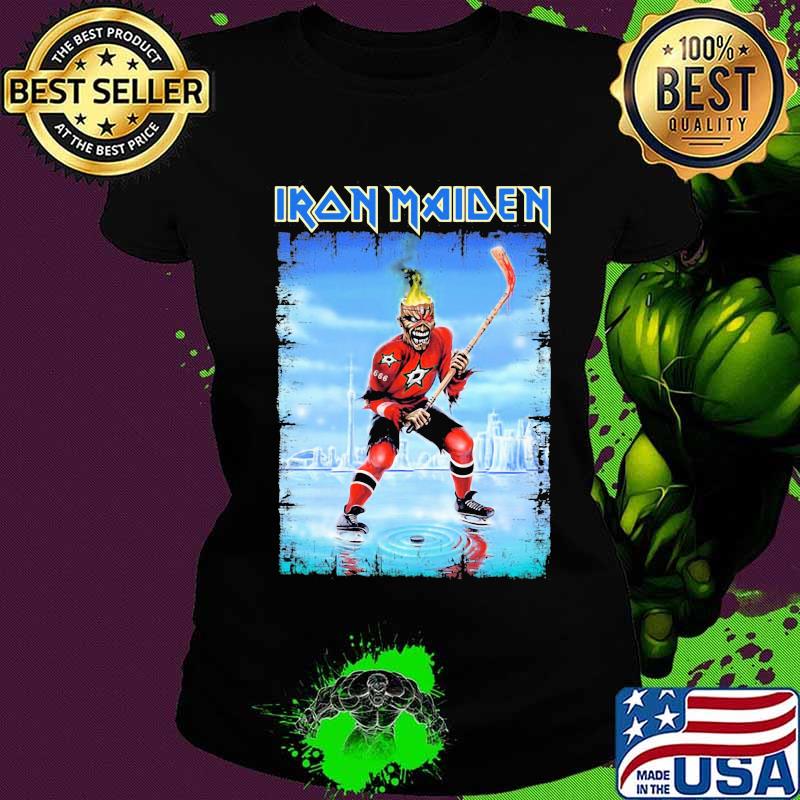 Iron maiden skeleton dallas stars player hockey s Ladies tee Iron maiden skeleton dallas stars player hockey s Ladies tee