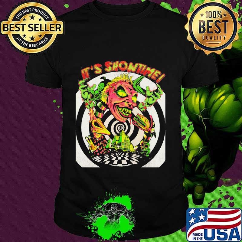 It's showtime funny beetlejuice halloween shirt