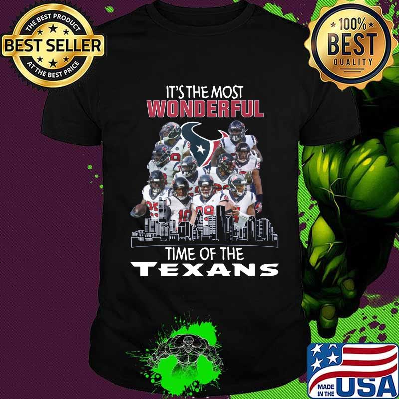 It's the most wonderful time of the houston texas shirt