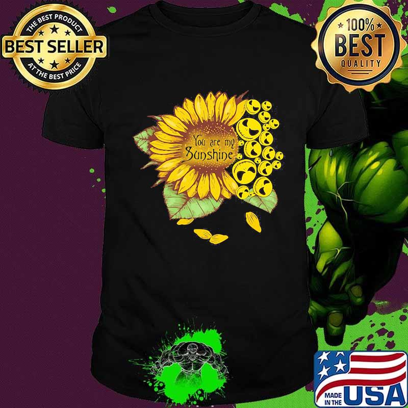 Jack skellington sunflower you are my sunshine shirt