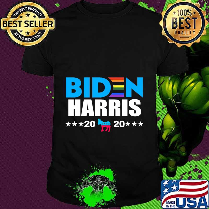Joe Biden 2020 Biden Harris Rainbow Gay Pride LGBT Premium T-Shirt