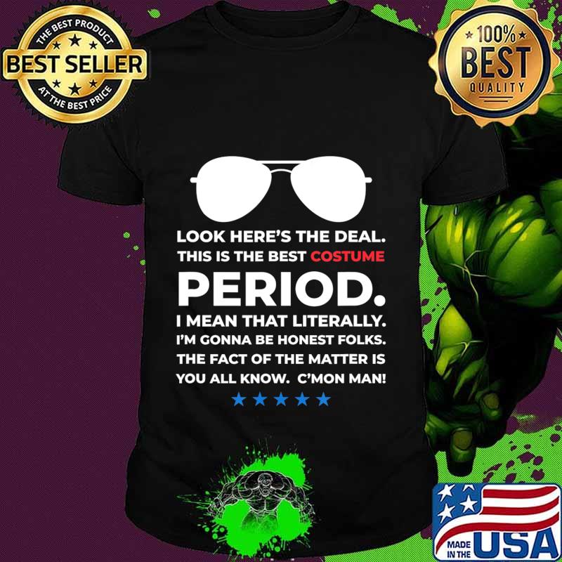 Joe Biden 2020 Costume Halloween Political Aviator Glasses T-Shirt
