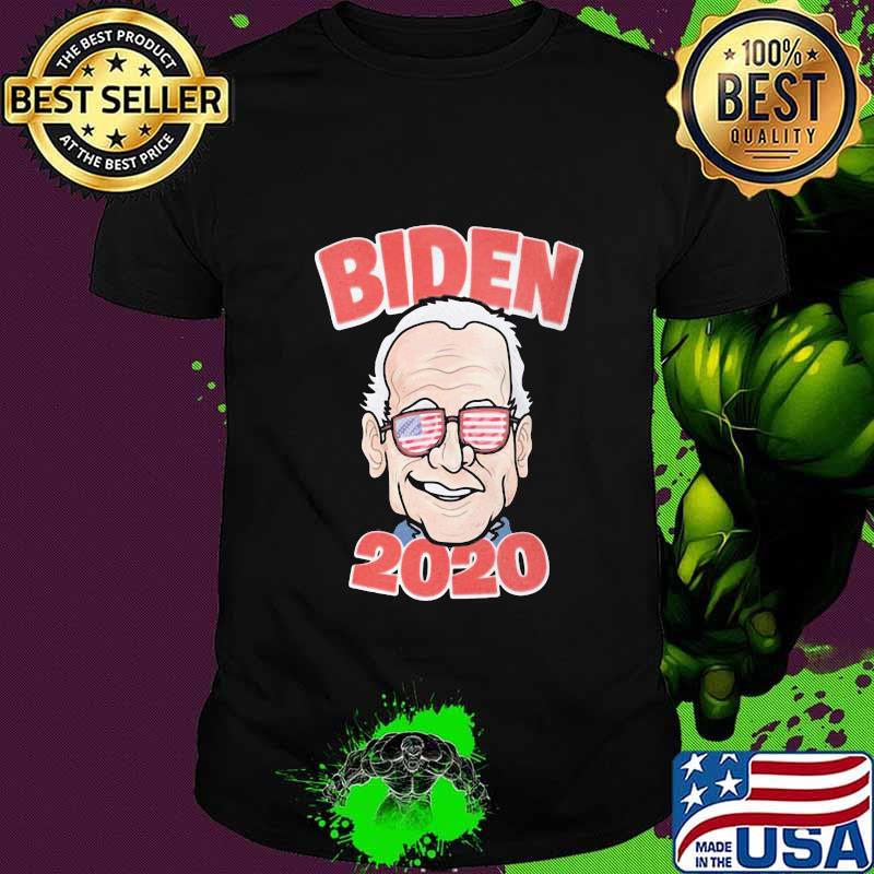 Joe biden 2020 glasses american flag independence day shirt