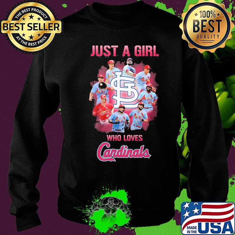 Just a girl who loves st. louis cardinals s Sweater Just a girl who loves st. louis cardinals s Sweater