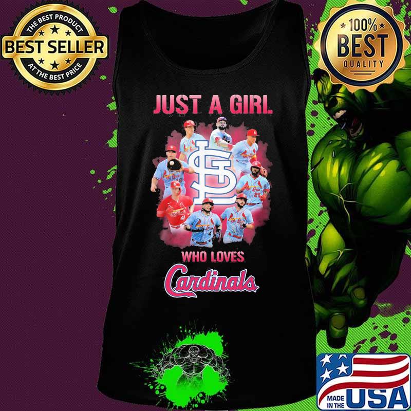 Just a girl who loves st. louis cardinals s Tank top Just a girl who loves st. louis cardinals s Tank top