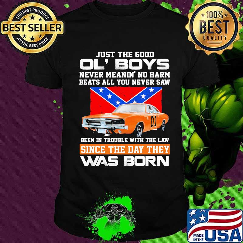 Just the good ol boys never meanin no harm beats all you never saw been in trouble with the law since the day they was born british flag shirt