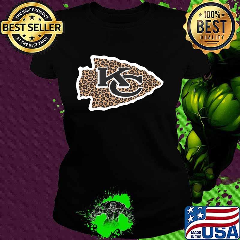 Kansas city chiefs football leopard s Ladies tee Kansas city chiefs football leopard s Ladies tee