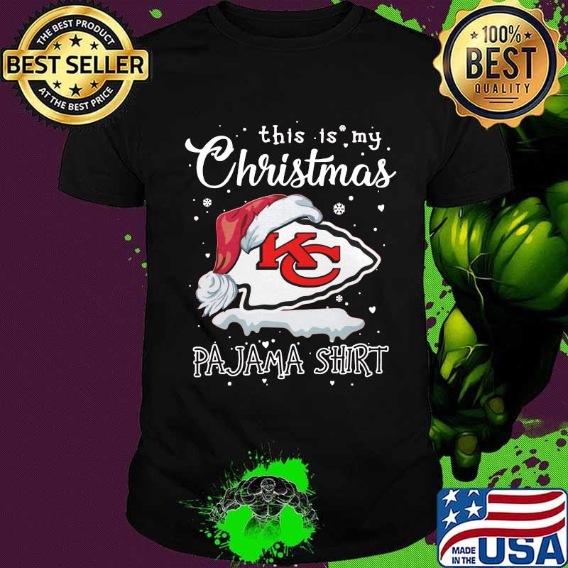 Kansas city chiefs this is my christmas pajama shirt