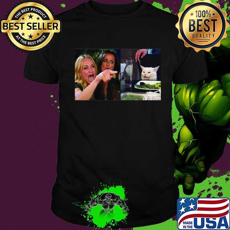 Karen to you meme cat eating salad shirt
